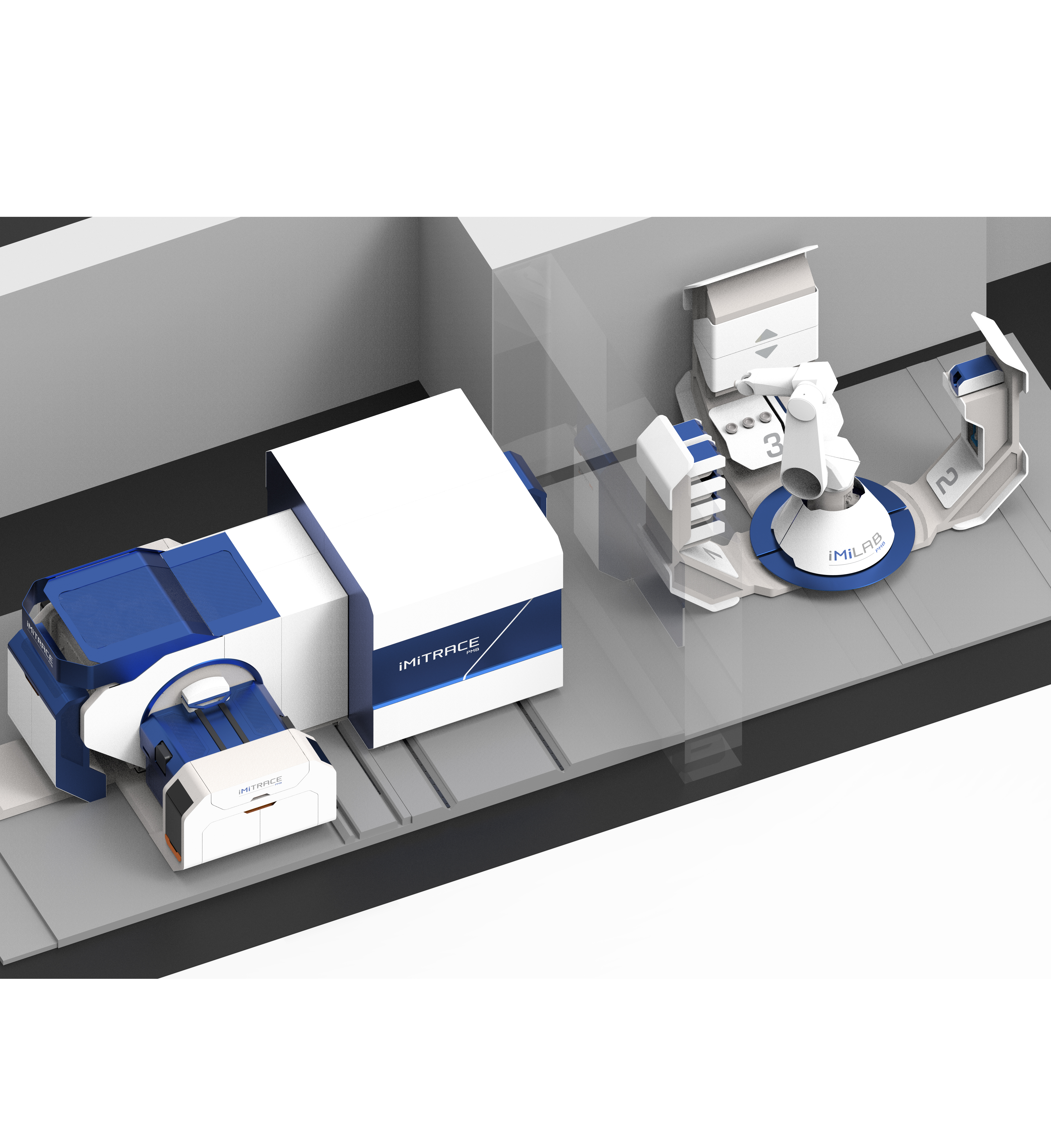 imigie system automated production radio tracers pet pmb Alcen